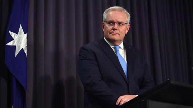 Sorry.... Prime Minister Scott Morrison. Picture: Getty