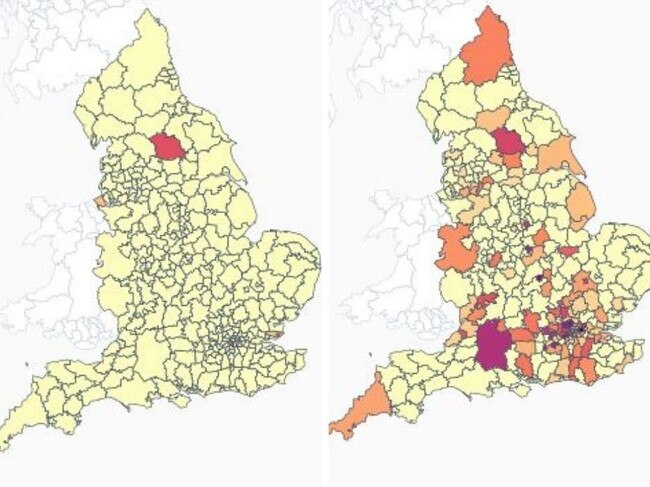 Maps show rapid spread of new variant