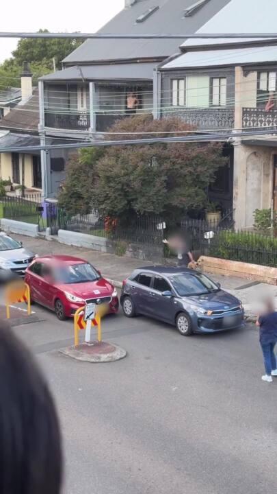 Driver slammed for blocking other cars