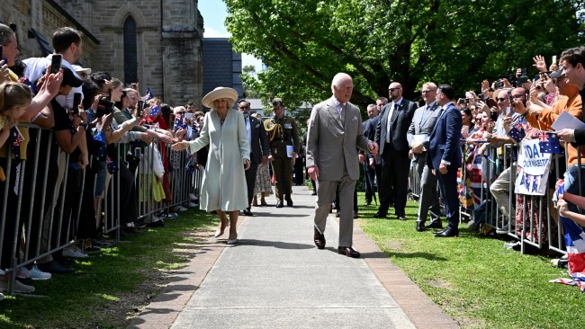 It is the first time Charles and Camilla have visited Australia as King and Queen. Picture: Dean Lewins - Pool/Getty Images