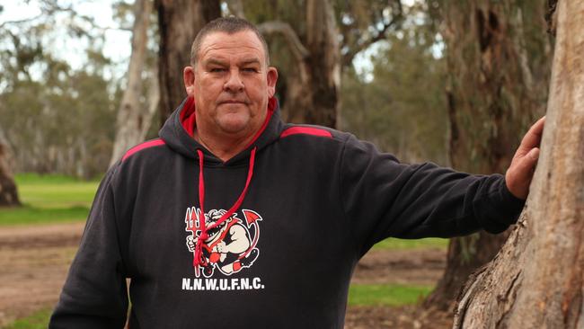 Nyah pictacchio grower and livestock farmer Rod Duffy. Photo: Else Kennedy