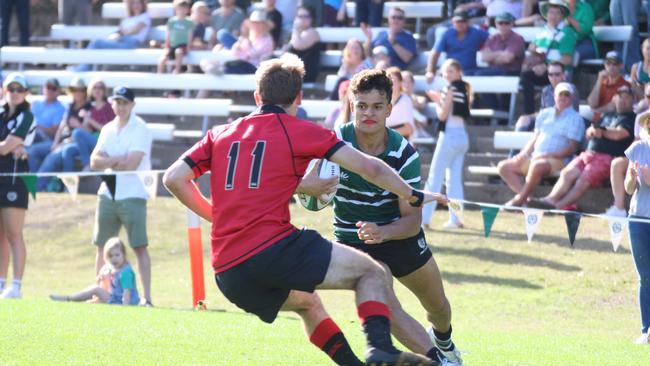 Action from BBC v GT in round 8 of the GPS rugby season.