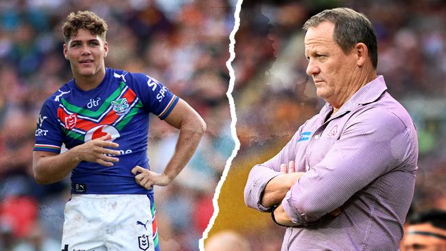 Reece Walsh and Kevin Walters had a serious blow-up before the young star quit the Broncos mid-season.