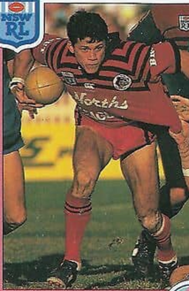Kiss played 100 first grade games for the North Sydney Bears between 1986-1993 and represented Queensland and Australia. Picture: Rugby League History