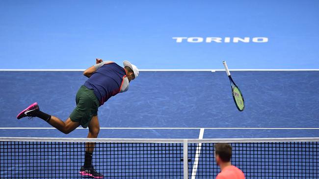 Kyrgios has had some moments. Photo by Valerio Pennicino/Getty Images