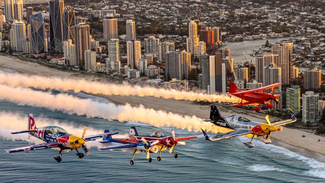 Pacific AirShow in 2023 wowed crowds on Surfers Paradise beach. Picture: Supplied.