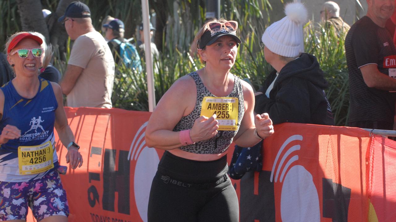 Amber Manners at the 2022 Sunshine Coast Marathon and Community Run Festival.