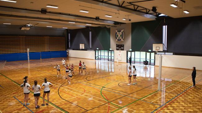 Some of the indoor sports facilities at Seymour College. Picture: Supplied