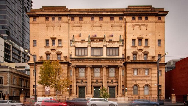 The Freemasons Hall on North Tce in the city.