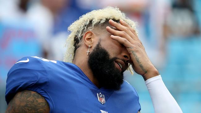 New York Giants wide receiver Odell Beckham Jr. has been a headache of late.