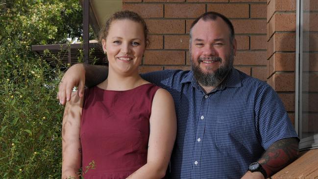 Philip Reuter, 39, and his fiancee Christine South, 25, of Bellambi near Wollongong have saved up a $50,000 deposit to take advantage of the Federal Government's First Home Loan Deposit scheme. Picture: Simon Bullard