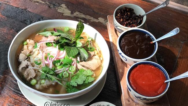 Beef pho at Little NNQ..