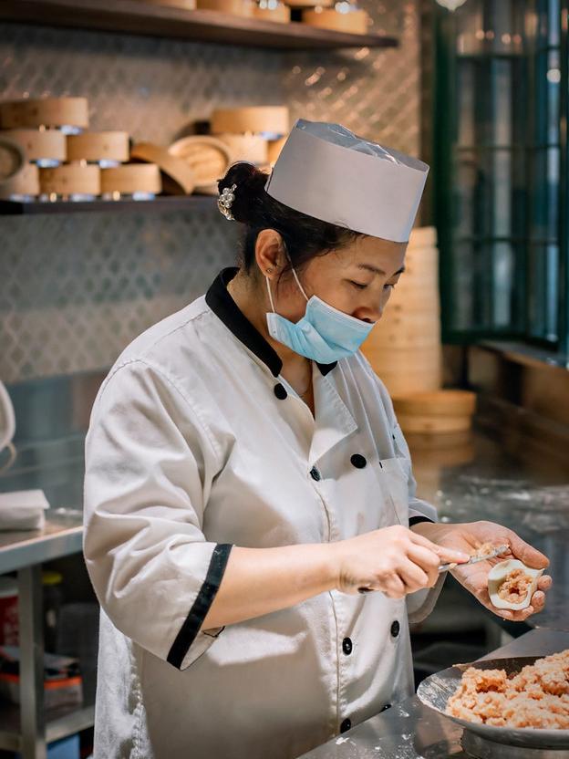 Fresh handmade dumplings at Lilong by Taste of Shanghai.