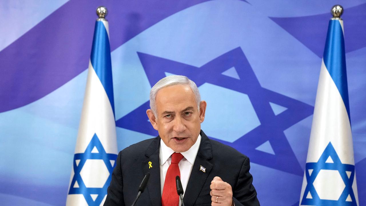 Israeli Prime Minister Benjamin Netanyahu accused the Albanese government of taking an ‘extreme anti-Israeli position’. Picture: Maya Alleruzzo / POOL / AFP