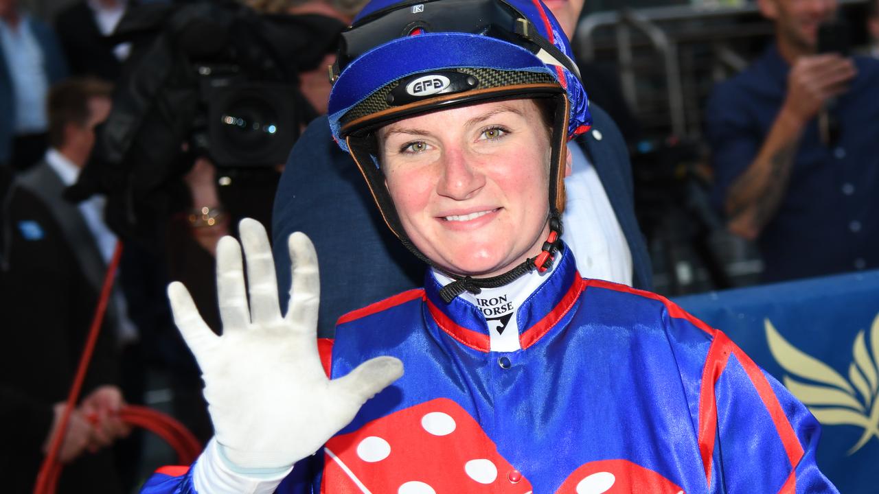 Jamie Kah was one of five jockeys caught breaching Victoria’s Covid rules at a Mornington Peninsula property. Picture : Getty Images.