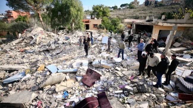 Israel Carries Out Air Strike On Bint Jbeil As Violence On Lebanon ...