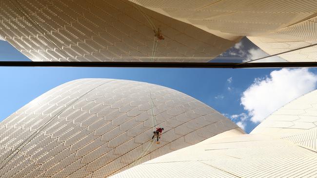 In June 2007, the Sydney Opera House was included on the UNESCO World Heritage List as a “masterpiece of human creativity, not only in the 20th century but in the history of humankind.” Picture: Mark Metcalfe/Getty Images