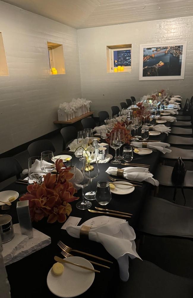 The restaurant seats 20 in an intimate communal dining room. Picture: Supplied