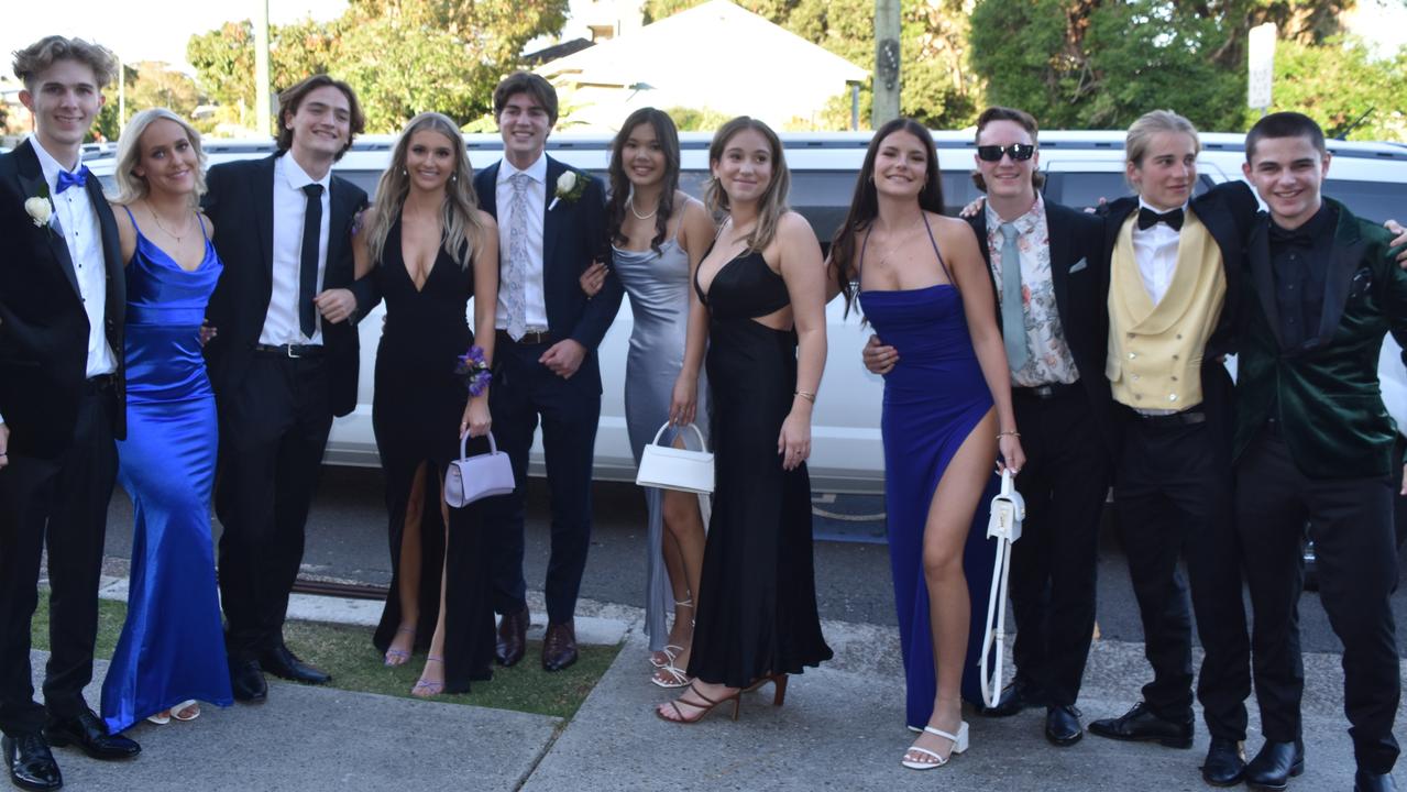 The Limo Squad at the Sunshine Coast Grammar School formal on November 17. Picture: Sam Turner