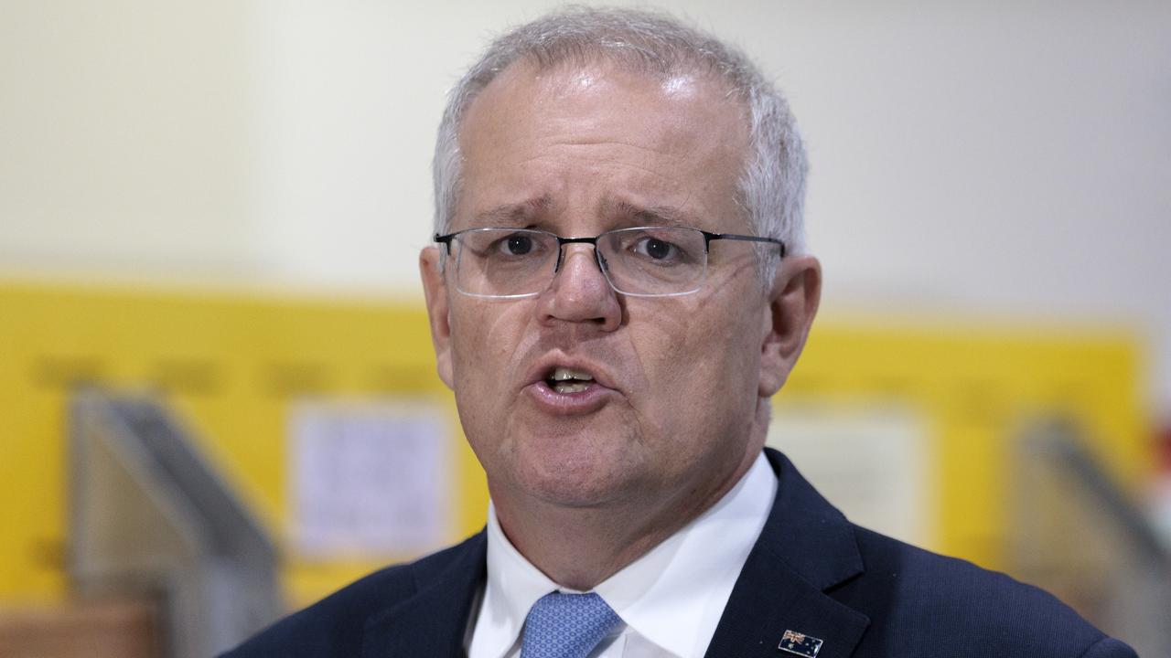 Prime Minister Scott Morrison says Australia is in a strong position. Picture: NCA NewsWire / David Geraghty.