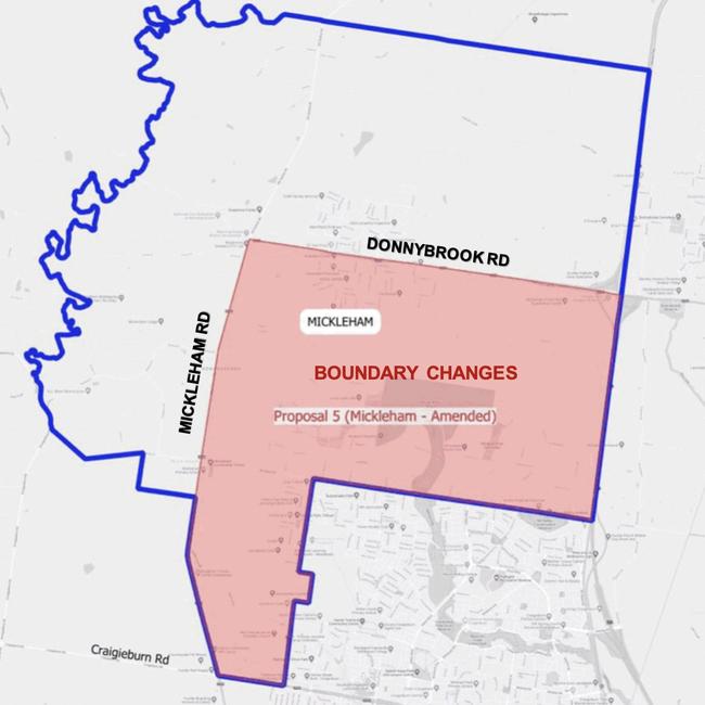 PIC 5: NEW PROPOSALS FOR HUME COUNCIL LAND SUBURB CHANGES COUNCIL MEETING 11 MAY