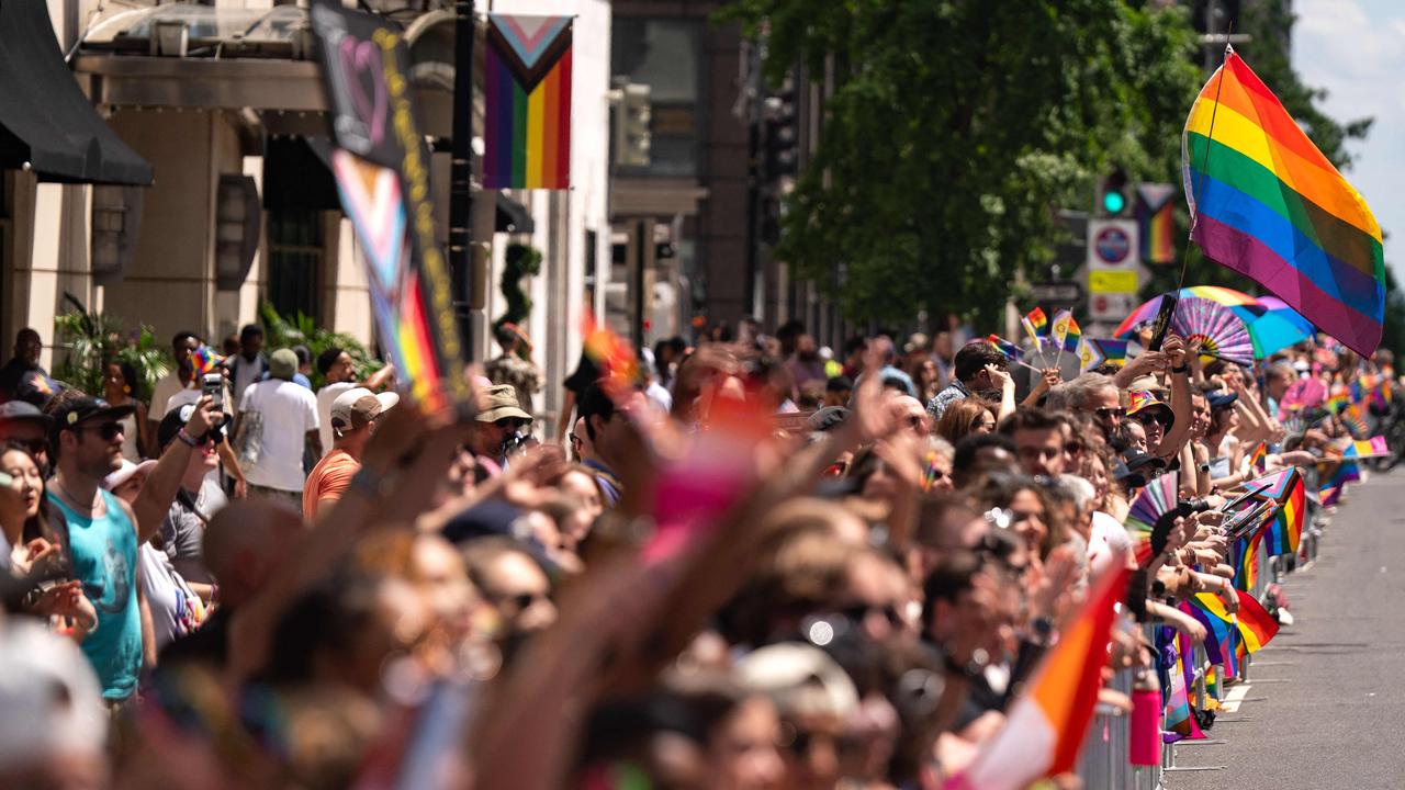 Rainbow parade defies US President