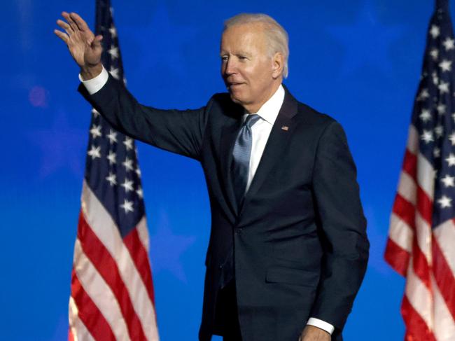 Joe Biden went back to his roots on Election Day. Picture: Getty Images