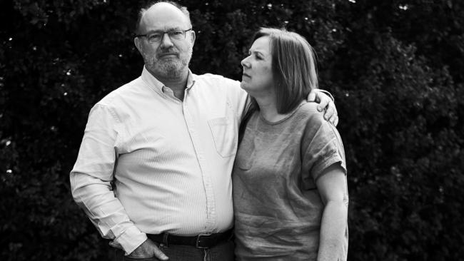 Geoff and Sue Tompsett at their Cherrybrook home. Picture: John Appleyard