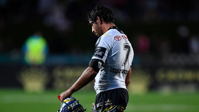 The Cowboys pre-season request to play their Round 25 game in Townsville was turned down by the NRL. Picture: Ian Hitchcock/Getty Images