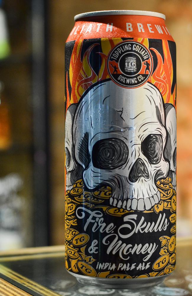 My Beer Dealer's weirdest and most wonderful beers: Fire Skulls &amp; Money India Pale Ale, by Goliath Brewing.