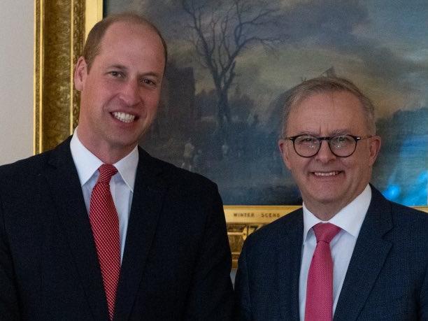 Albo’s royals gaffe meeting Prince William