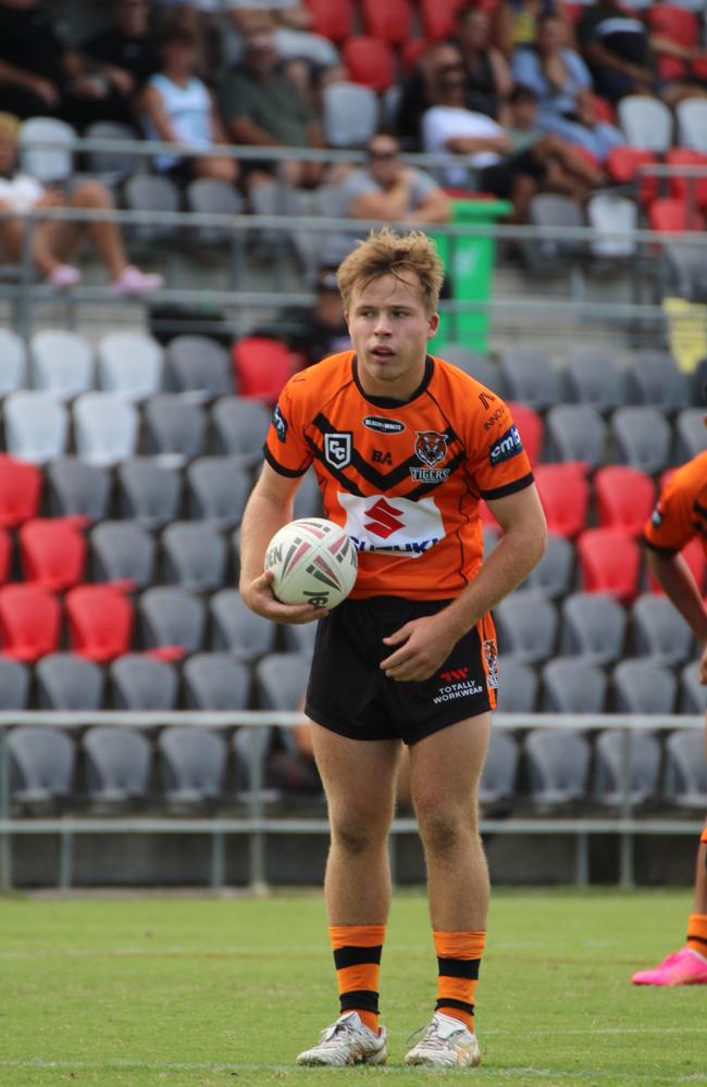 Max Blanch. Connell Cup under-17s action between the Tigers and Dolphins. Sunday, February 11, 2024.