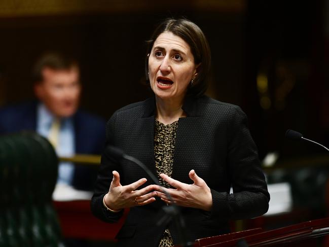 NSW Premier Gladys Berejiklian says ALP members involved in falsifying records should be sacked. Picture: AAP