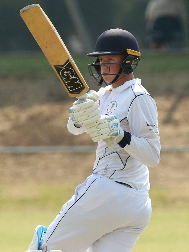 Luke Kilby in action for Doutta Stars. Picture: Hamish Blair