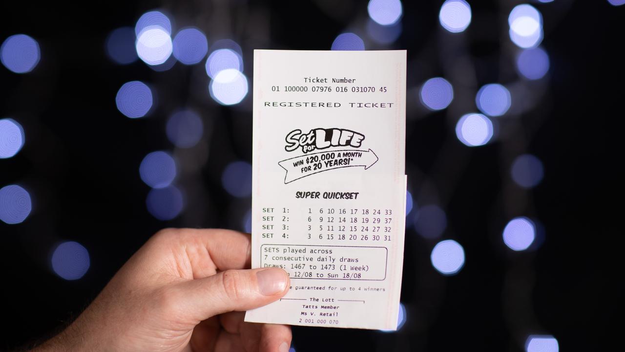 Check set for shop life lotto ticket