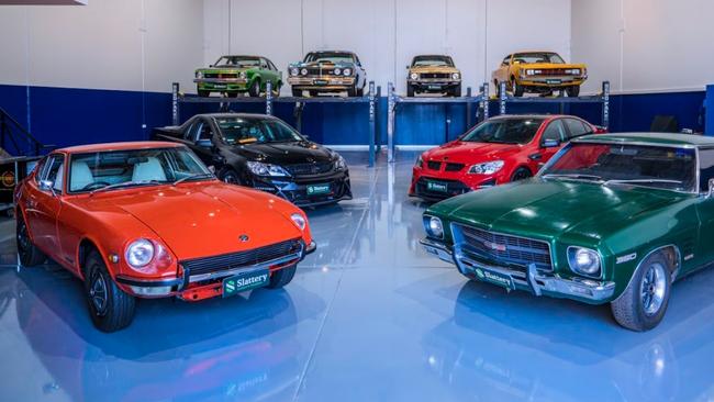 The online auction for the collection of eight cars begins on Australia Day.