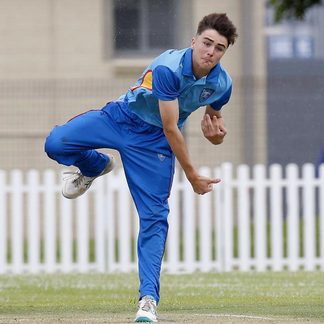 Blake Cattle was the star with bat and ball throughout the tournament. Picture: John Appleyard