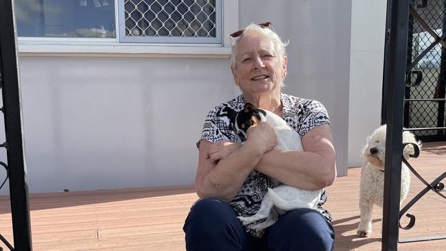 Neighbour Annette Sharman said she was alerted to the fire by her dogs James and Pipi. Photo: Madison Mifsud-Ure / Stanthorpe Border Post