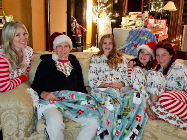 The star shared this family photo last Christmas. Picture: Facebook