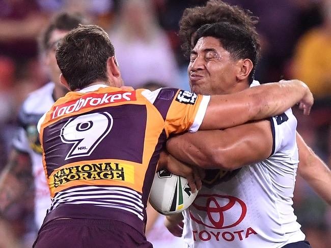 Jason Taumalolo has his sights on steamrolling the Storm after admitting he flopped in last week’s derby loss to Brisbane.