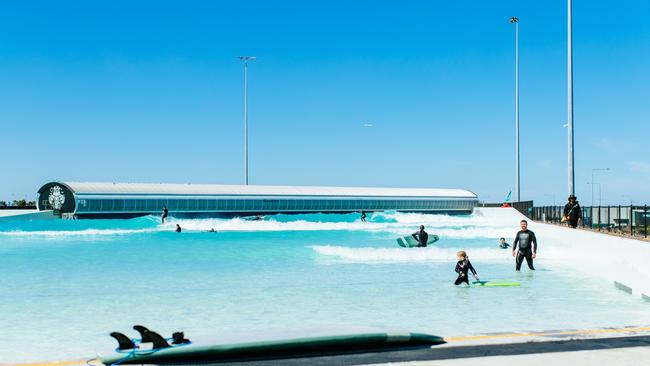 Even surfing at UrbnSurf could be part of a Melbourne-based Olympics. Picture: Ed Sloane