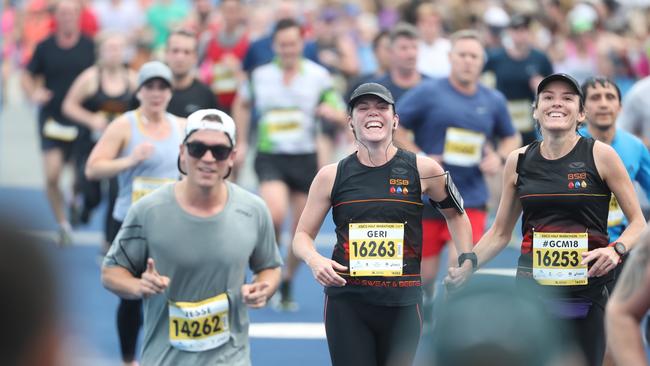 Action from the Gold Coast Asics Half Marathon is part of the Gold Coast Marathon weekend and the 40th anniversary two months ago attracted a record field of foreign entries. Photo by Richard Gosling