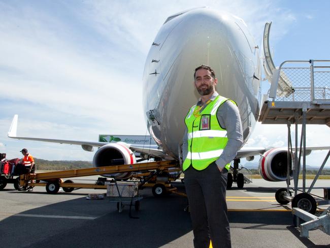 Gold Coast Airport manager of operations and standards Matt Bender