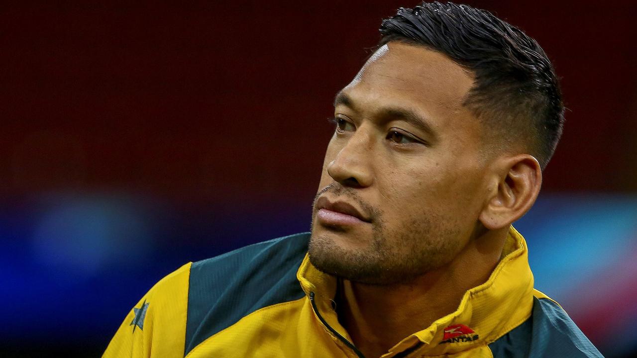 Folau is taking legal action against Rugby Australia after being sacked for homophobic comments. Picture: Geoff Caddick/AFP