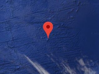 Where St Helena sits in the South Atlantic ocean.