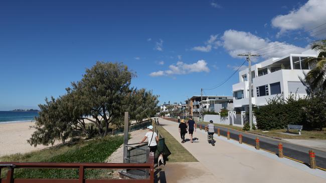 Gold Coast City Council projects on the southern end of the Gold Coast. Oceanway project between Wagawn St and Elizabeth St Tugun. Picture Glenn Hampson