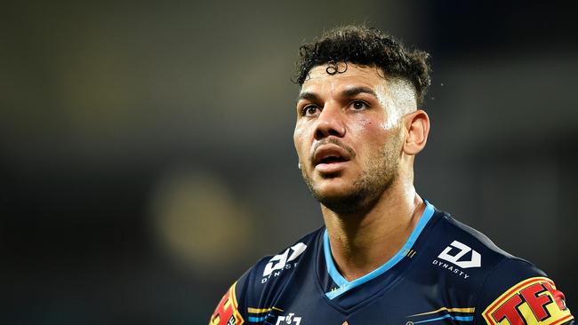 GOLD COAST, AUSTRALIA - SEPTEMBER 25: Brian Kelly of the Titans looks on during the round 20 NRL match between the Gold Coast Titans and the Newcastle Knights at Cbus Super Stadium on September 25, 2020 in Gold Coast, Australia. (Photo by Matt Roberts/Getty Images)