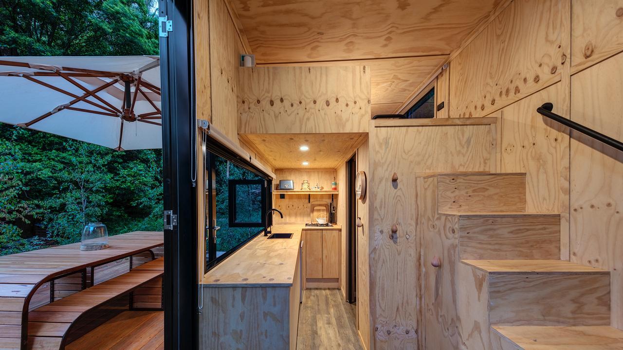 Cabn, a tiny home retreat in the bush near the village of Kangaroo Valley, NSW.