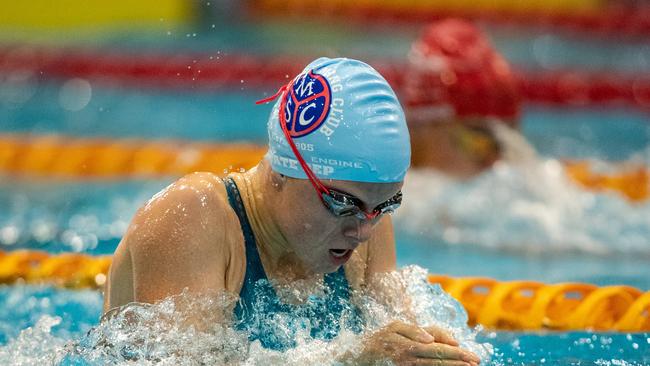 Young Manly star Lillie McPherson secured a massive seven titles at the NSW Senior State Age Championships. Photo by Julian Andrews.