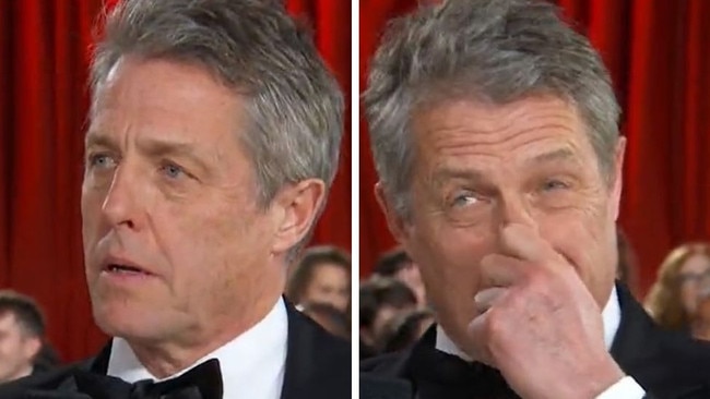 Hugh Grant’s attitude on the red carpet didn’t go down well with viewers.